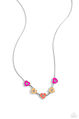 paparazzi-accessories-eclectic-heart-brown-necklace