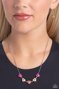 ECLECTIC Heart - Brown Necklace - Paparazzi Jewelry