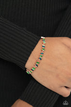 Load image into Gallery viewer, Emerald Ensemble - Copper Bracelet - Paparazzi Jewelry

