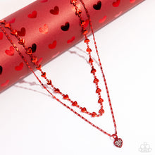 Load image into Gallery viewer, Cupid Combo - Red Necklace - Paparazzi Jewelry
