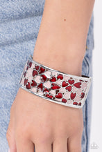Load image into Gallery viewer, Penchant for Patterns - Red Bracelet - Paparazzi Jewelry
