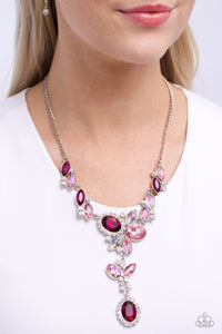 Generous Gallery - Pink Necklace - Paparazzi Jewelry