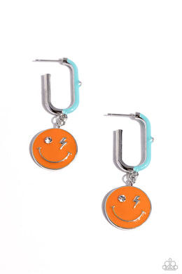 paparazzi-accessories-personable-pizzazz-orange-earrings