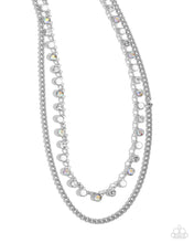 Load image into Gallery viewer, paparazzi-accessories-delicate-dame-white-necklace
