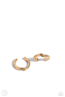 paparazzi-accessories-linear-legacy-gold-post earrings