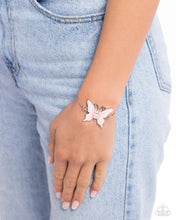 Load image into Gallery viewer, Aerial Adornment - Pink Bracelet - Paparazzi Jewelry
