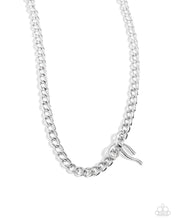Load image into Gallery viewer, paparazzi-accessories-leading-loops-silver-necklace
