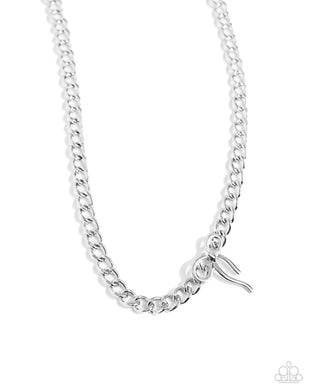 paparazzi-accessories-leading-loops-silver-necklace