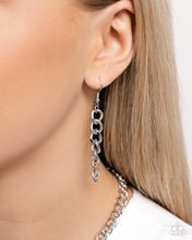 Load image into Gallery viewer, Leading Loops - Silver Necklace - Paparazzi Jewelry
