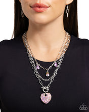 Load image into Gallery viewer, HEART History - Purple Necklace - Paparazzi Jewelry
