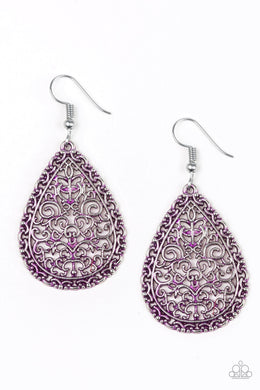paparazzi-accessories-indie-idol-purple-earrings